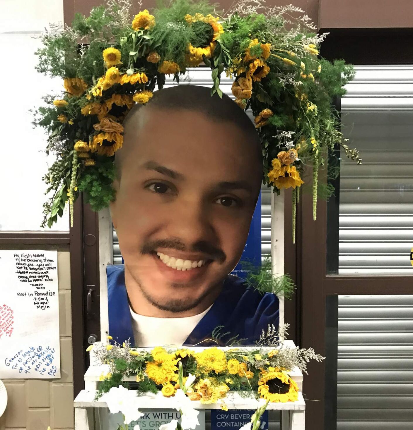 Memorial to Miguel Núñez Peñaloza at Glassell Park Rite Aid. Photo by Ken Walsh.jpg